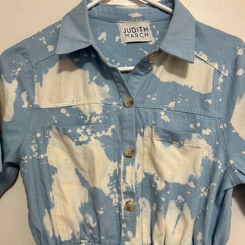 Judith March romper blue size medium - Picture 5 of 7